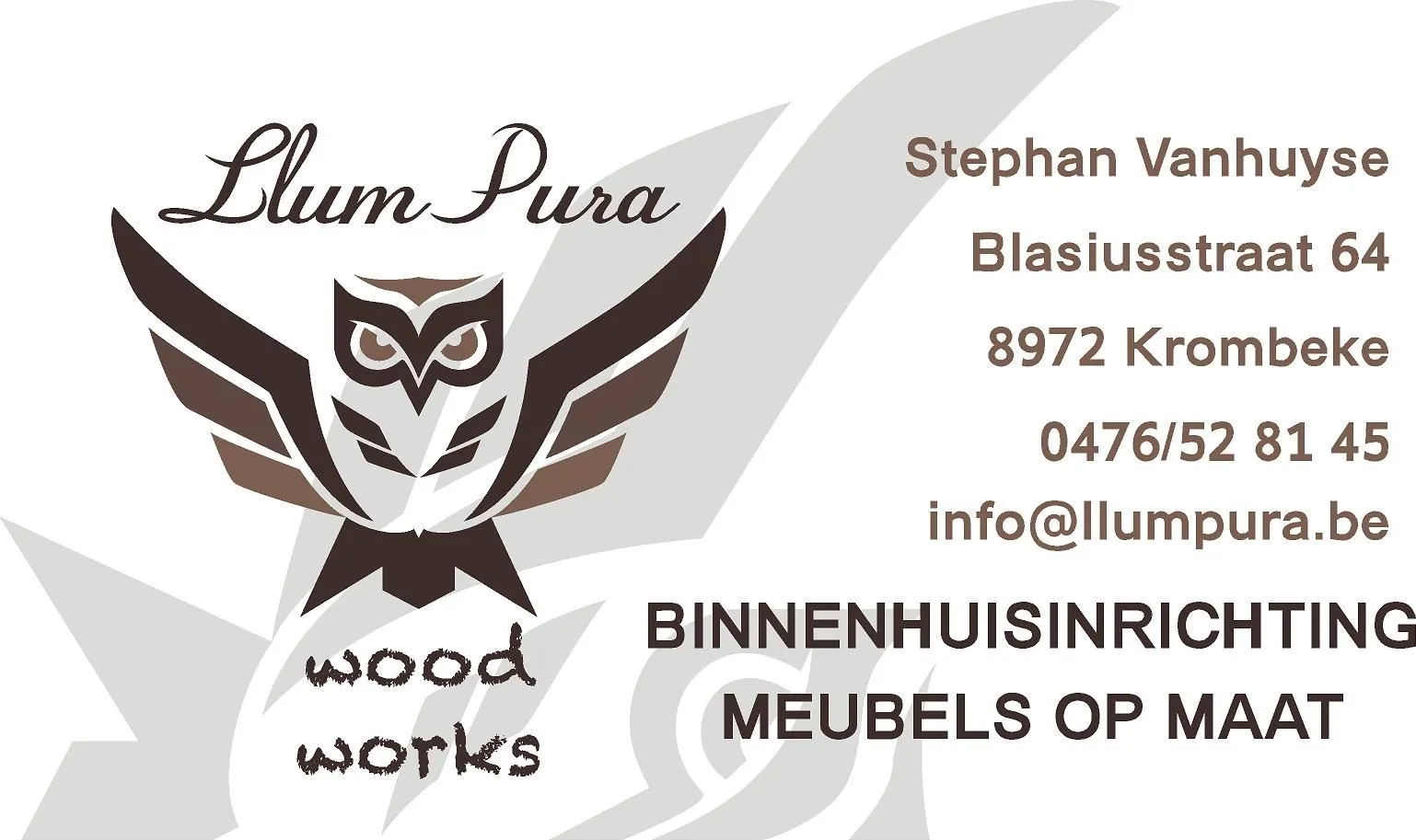 Llum Pura Wood Works logo